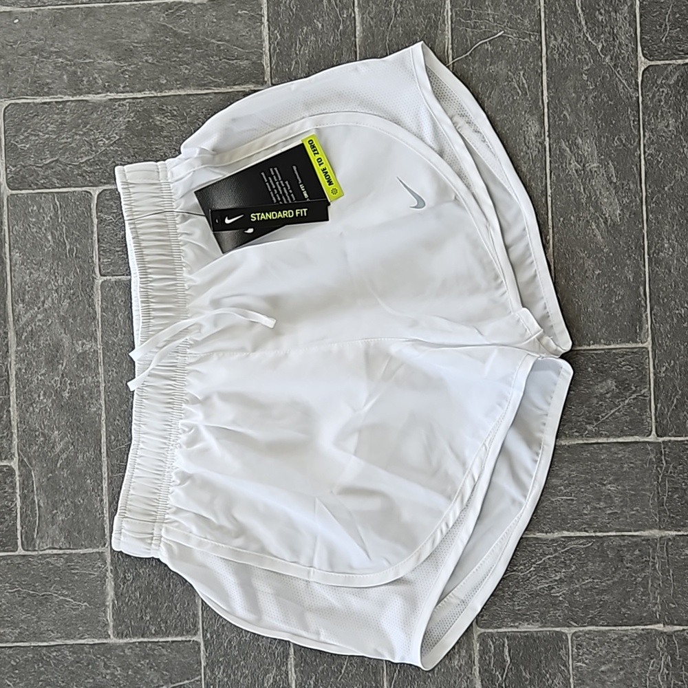 NWT! Nike Athletic Running Shorts Size XS White
